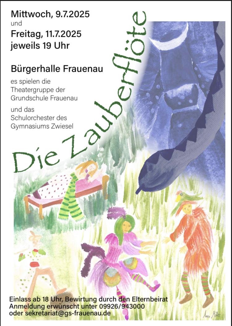 Plakat Zauberflöte 2025